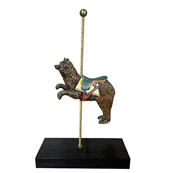 The Dancing Bear - 6th Art of The Carousel Hamilton Collection Limited Ed *READ - Picture 2 of 10